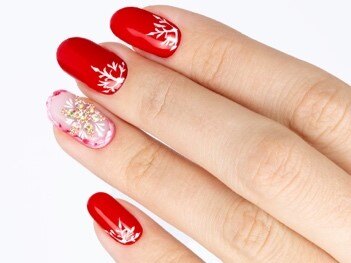 christmas nail art 1